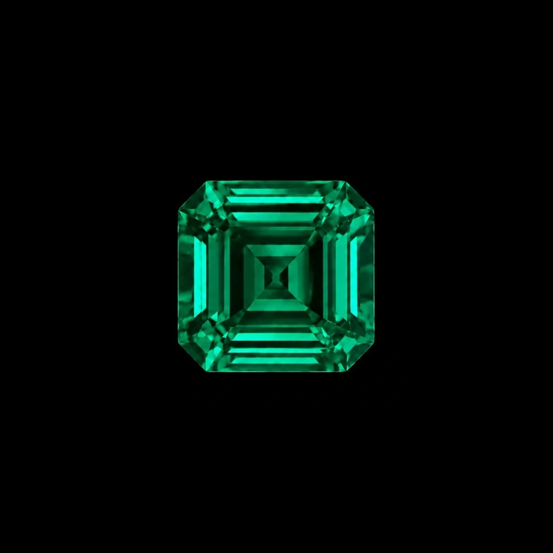 Colombian emerald in an Asscher cut – a gemstone for a personal legacy